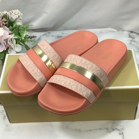 brandy slide mini mk logo